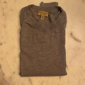 Burberry London grey cashmere sweater